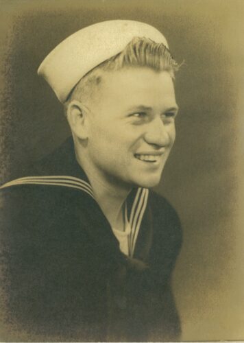Tina's Dad in U.S. Navy Uniform 